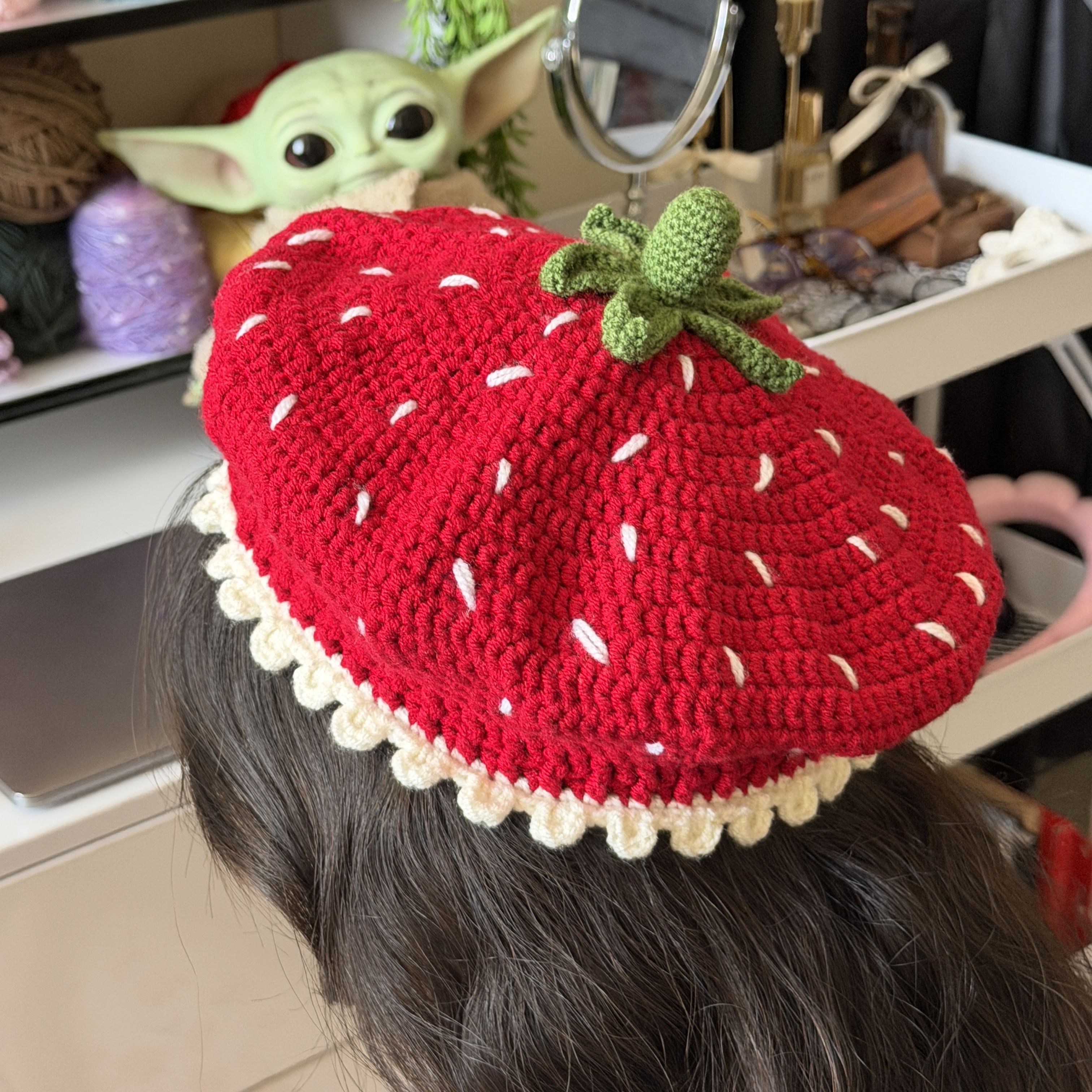 کلاه توت فرنگی🍓